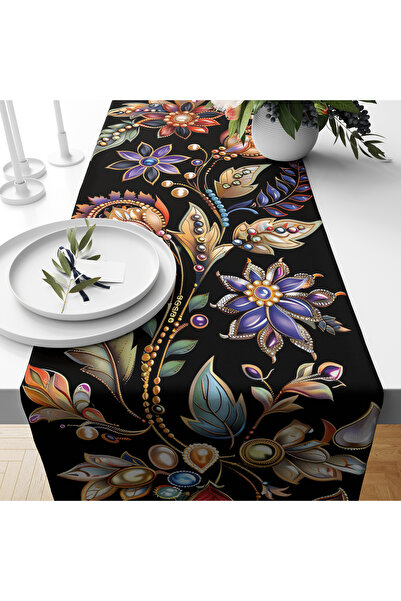 Filamente Digital Printed Runner - Floral Pattern - 140X40 cm