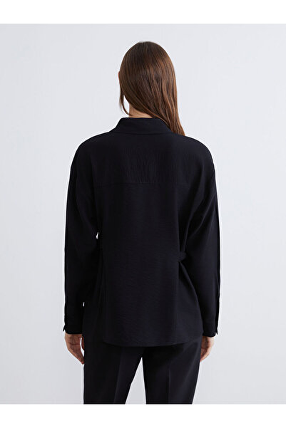 LC Waikiki Black Loose Fit Women's Shirt