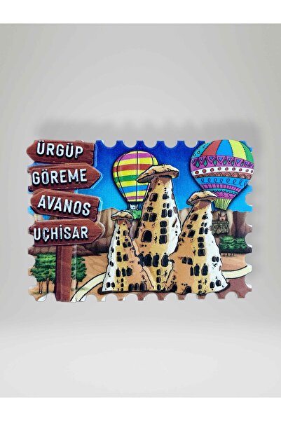 Mundy ÜRGÜP GÖREME AVANOS UÇHİSAR Temalı Kabartmalı Polyester Magnet Buzdolab...