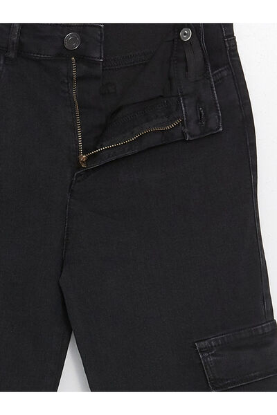 LC Waikiki Black Spanish Leg Girl's Jeans Trousers