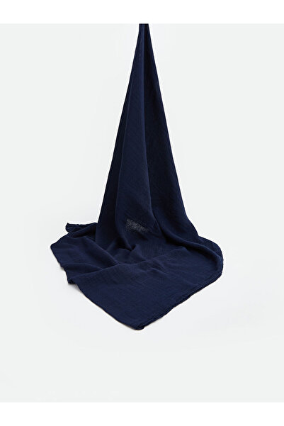 LC Waikiki Navy Blue Textured Women's Shawl