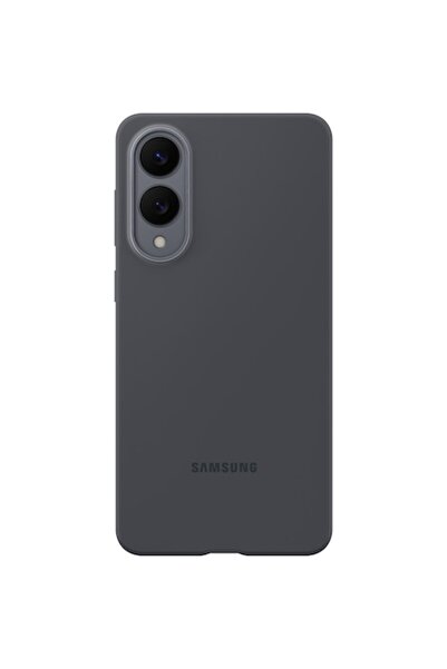 Samsung Protective Case for Galaxy S25 Edge - Silicone, Black