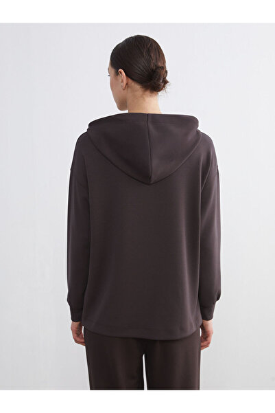 LC Waikiki Brown Loose Fit Women's Hoodie