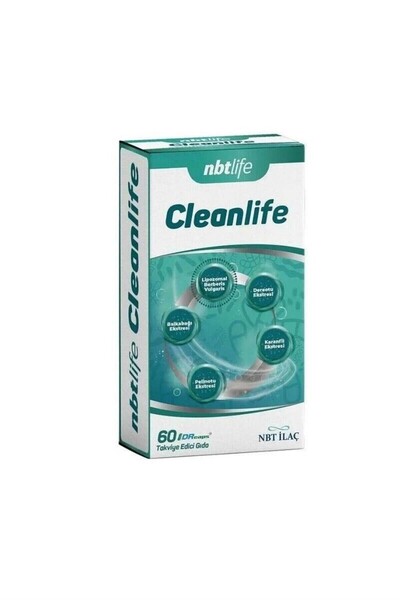 Nbt İlaç Nbt life cleanlife 60 capsules