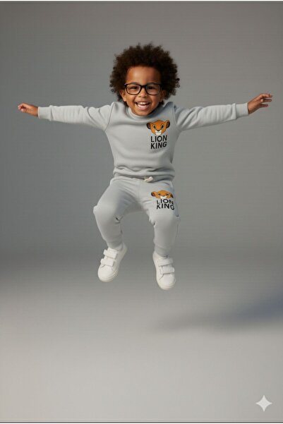 MİLANO KİDS Boy's Top and Bottom Seasonal Tracksuit Set