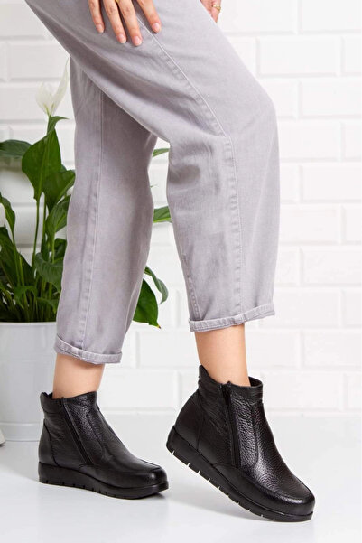 AYMODA AYAKKABI 2012 Aymoda Genuine Leather Zippered Winter Anatomical Comfortable Boots