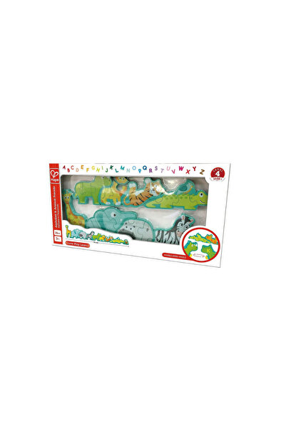 Hape 2 in 1 Puzzle - Alphabet and Animals, 26 pieces