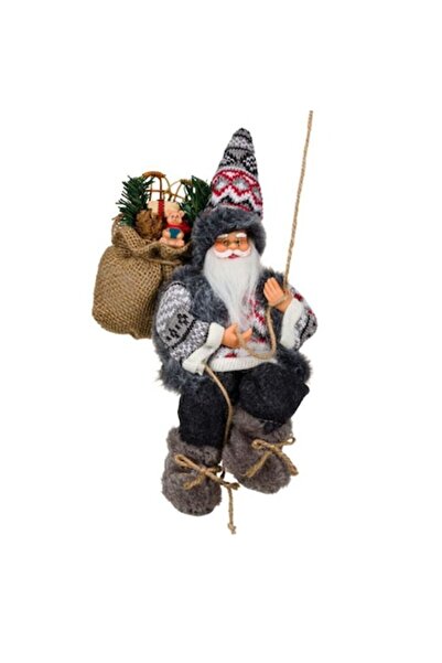OEM Christmas Hanging Santa Claus Figure with String 25cm DCJ116
