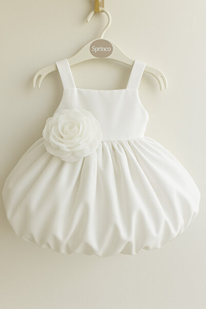 SPRINCO White Rose Child Girl Dress