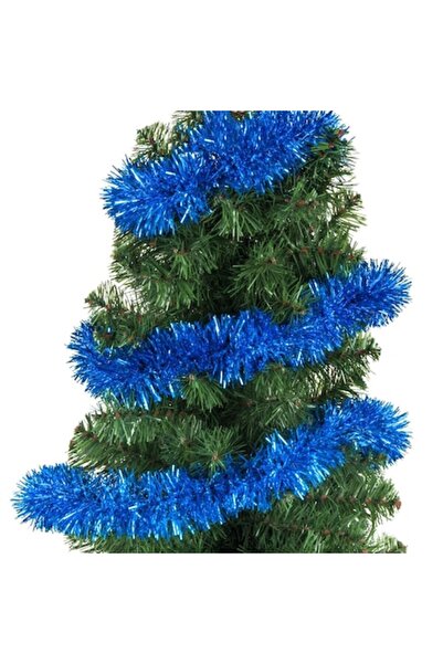 OEM Beteala de Craciun albastra tinsel 3m x 8cm