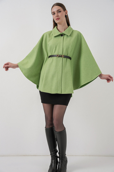 Bigdart Γυναικείο Παντελόνι με Ζώνη 9170 - Ε.Πράσινο