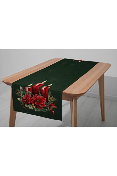Filamente Digital Printed Runner - New Year / Christmas Patterned - 140X40 cm