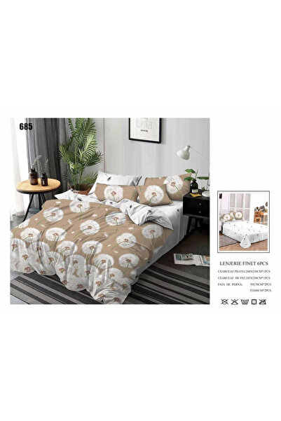 FIONNA.RO Lenjerii De Pat Din Finet 6 Piese - Papadie In Vant