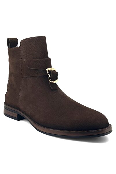 Mammamia 8305 25KB Γυναικείες καθημερινές μπότες καφέ Nubuck