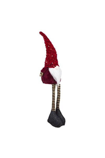 OEM Christmas Decorative Figurine, Gnome, Red Sequin Hat, 55cm, Polyester