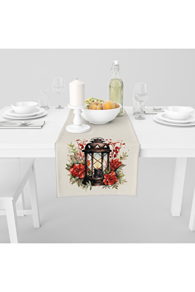 Filamente Digital Printed Runner - New Year / Christmas Patterned - 140X40 cm