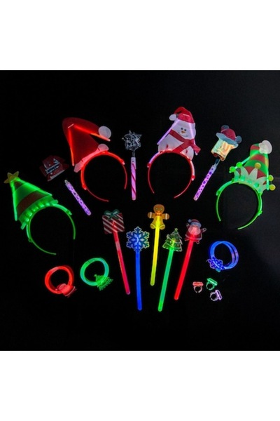 OEM Decorațiuni fluorescente de Crăciun, 18 buc.