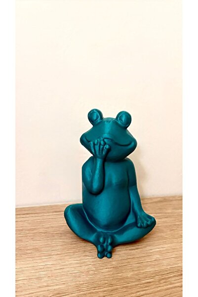 bycaeldesign Dekoratif Modern Kurbağa Ev/Ofis Dekorasyonu 17 x 23