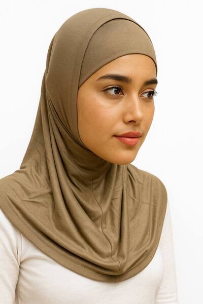 ALDAIYR Hijab 2 Pieces Lycra Fabric