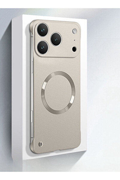 Generic For iPhone 17 Pro Case，Ultra Slim，without Edges，Magnetic Solid Color Borderless 17 Pro Cover