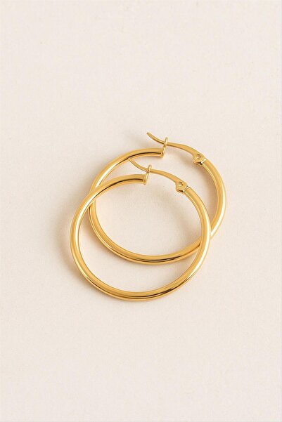 CT STONES Ring Luxury Steel Earring 3 cm