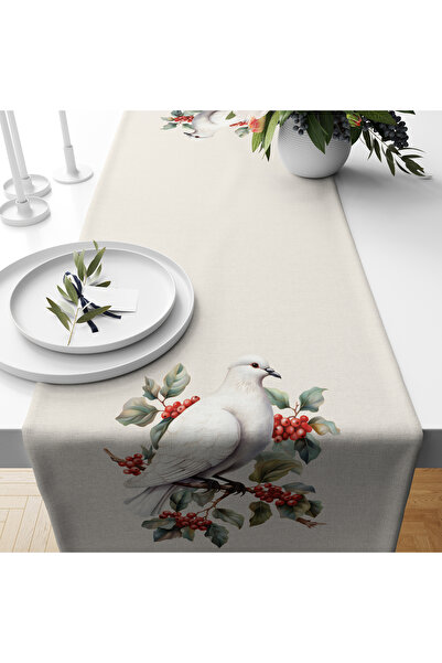 Filamente Digital Printed Runner - New Year / Christmas Patterned - 140X40 cm