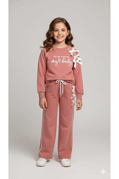 Yavrumsa Girl's Ribbon Bottom and Top Set