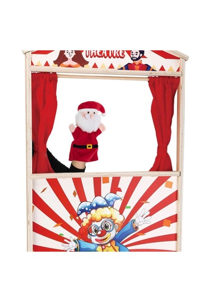 OEM Plush Santa Claus Puppet for Puppet Theater 28cm