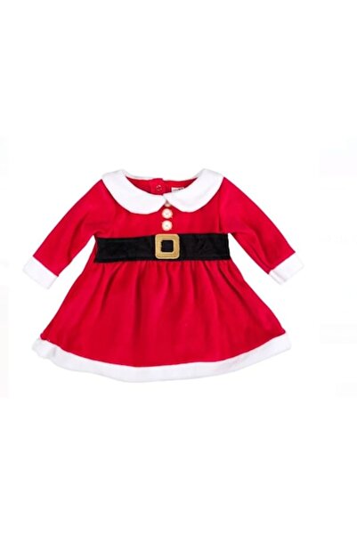 OEM Velvet Red Christmas Dress