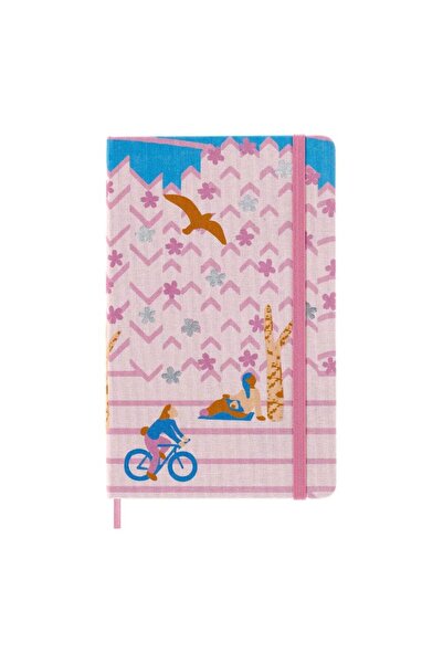 Moleskine Limited Edition Sakura Striped Notebook 13X21 Bicycle