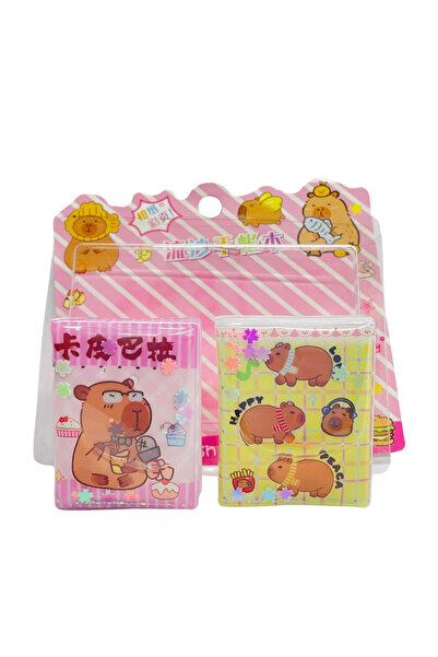 Papağan دفتر ملاحظات مائي صغير من كابيبارا، مجموعة من قطعتين