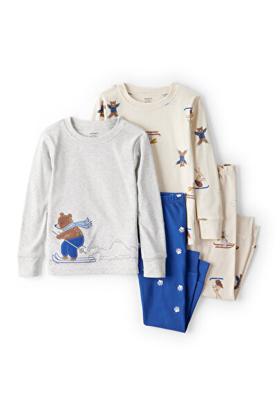 Carter's Boy's Ecru Pajama Set