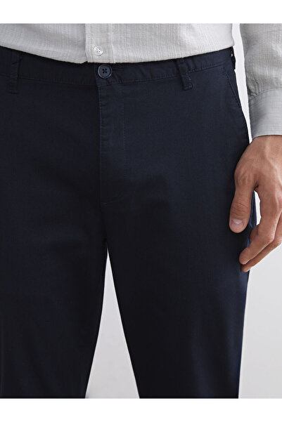 LC Waikiki Navy Blue Slim Fit Men's Chino Trousers