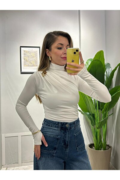 QBZ Gold Detail Fishing Collar Drawn-Up Body