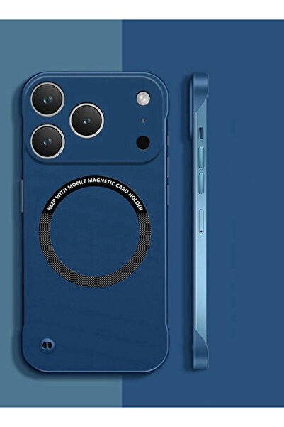 Generic Magnetic Case for iPhone 17 Pro Max，without Edges，Ultra Slim，Solid Color Borderless 17 Pro Max Cover