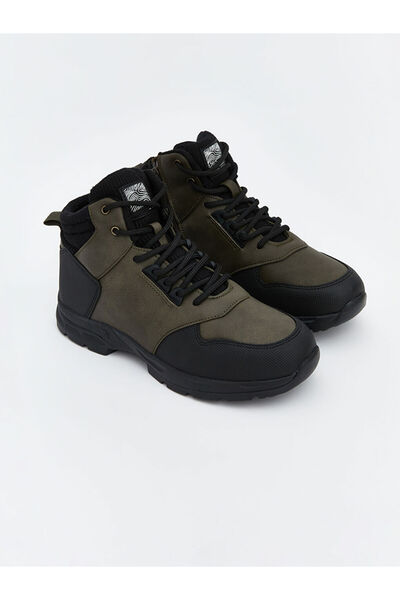 LC Waikiki Ghete de trekking pentru băieți cu șireturi LCW STEPS kaki