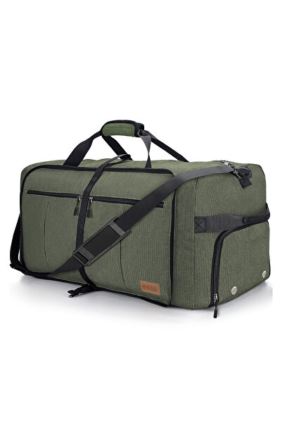 HAEGS Katlanabilir Seyahat Çantası, Ayakkabı Bölmeli Hafta Sonu Geceleme, Kat...