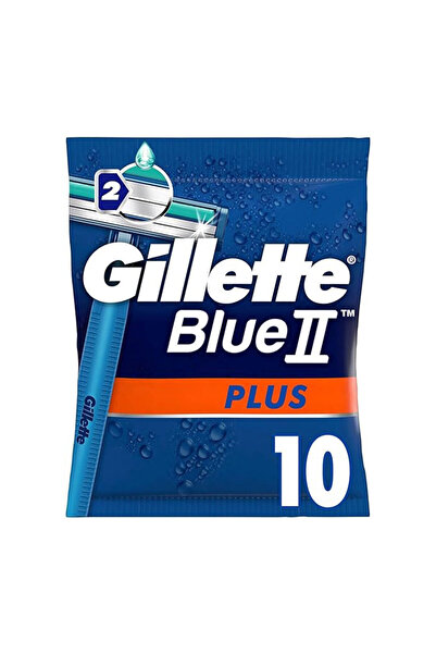 Gillette Blue Ii Disposable Razors, 10 Razors