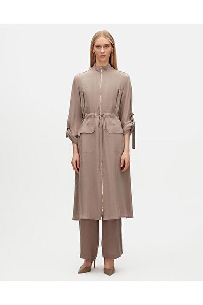 MISS DALIDA T25y-8013 missdalida waist pocket cupro cap