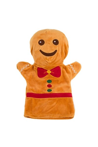 OEM Brown Plush Gingerbread Man Puppet Theatre Figure 28cm