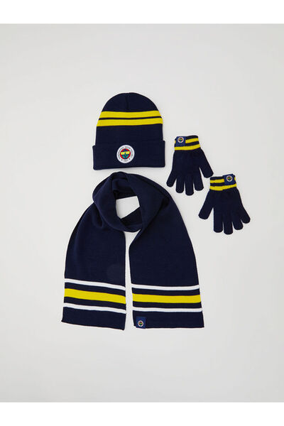 LC Waikiki Timeless Store: Timeless Recommendations | Embroidered Boys' Scarf Beanie Gloves