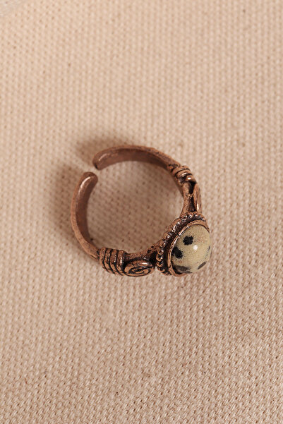 Süspüs Accessories Jasper Stone Adjustable Authentic Ring