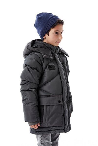 Benittokids Boy's Hooded Thick Winter Coat 51335
