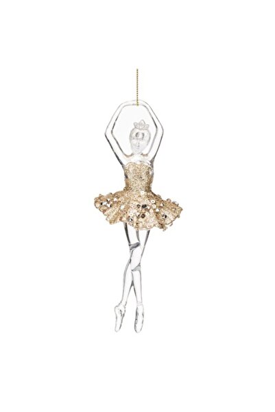 OEM Ornament decorativ transparent pentru brad de Crăciun în formă de balerin...