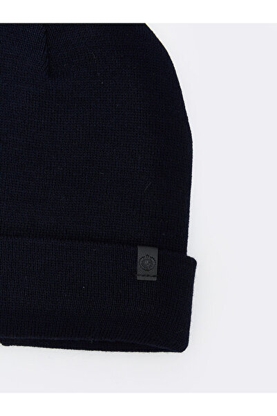 LC Waikiki Чоловічий шарф і шапка з синім візерунком