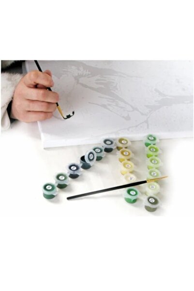 MATTELOT TOYS Paint by numbers set Vase with white flowers, Painting 40 x 50 cm