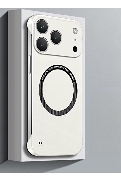 Generic Magnetic Case for iPhone 17 Pro Max，without Edges，Ultra Slim，Solid Color Borderless 17 Pro Max Cover