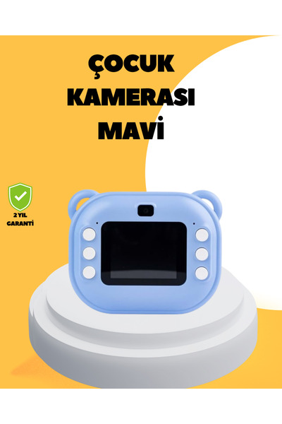 Clevora Anında Baskı Özellikli Şipşak Kamera – 24MP HD Çift Lensli, 32GB Hafı...