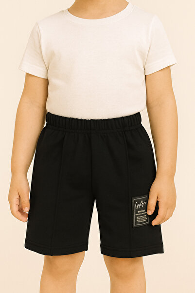 Serena Children's sports shorts with decorative stripe