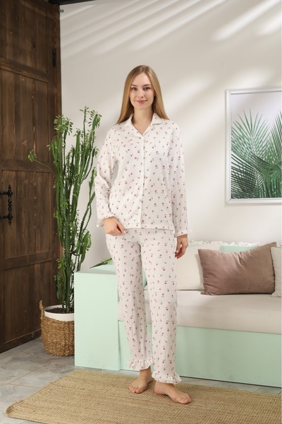 LİLA İÇ GİYİM БЮРМУЧУК ДОВГОРУКА ПІЖАМА - ГУЛЬ